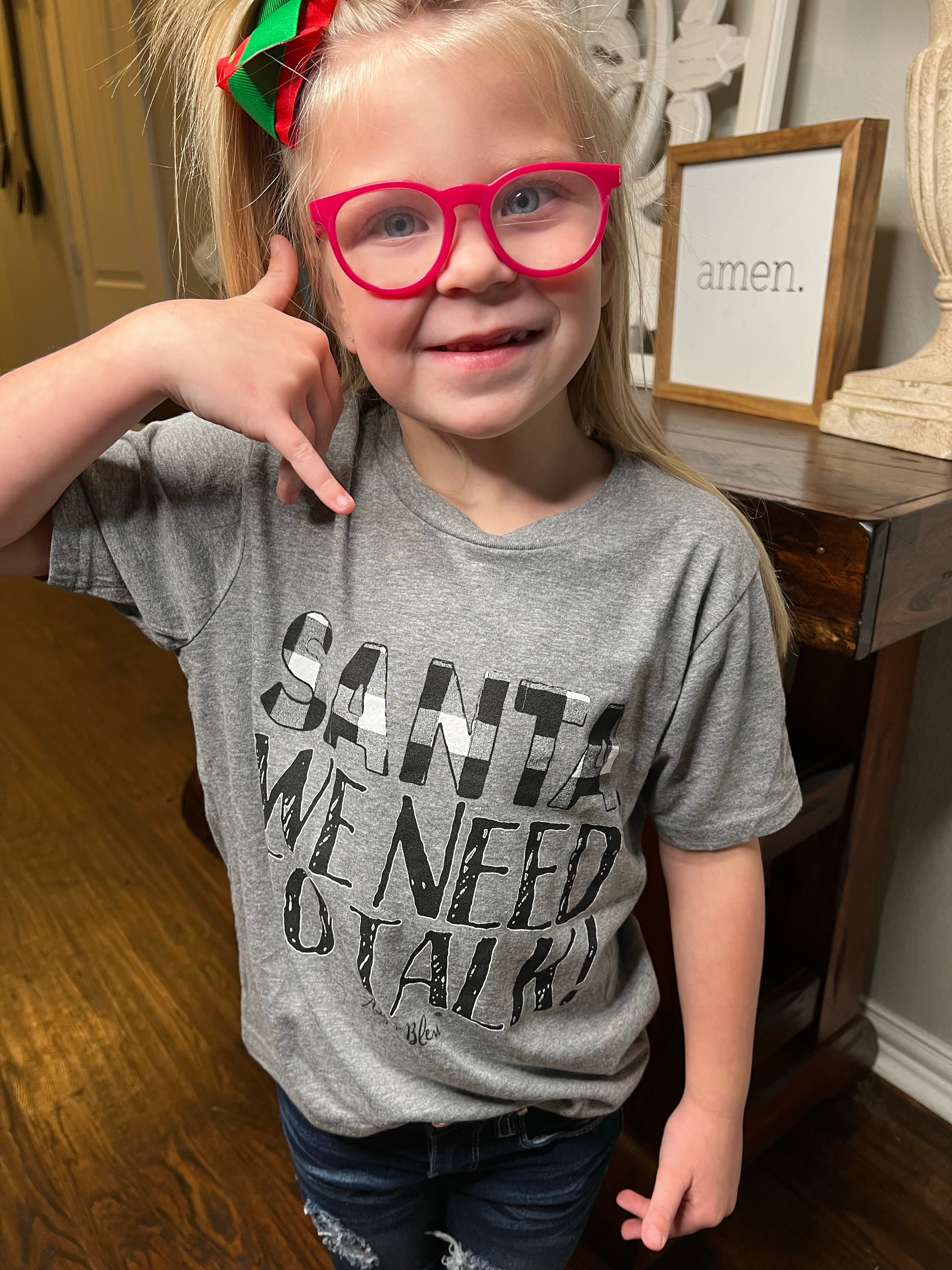 Santa We Need To Talk Tee